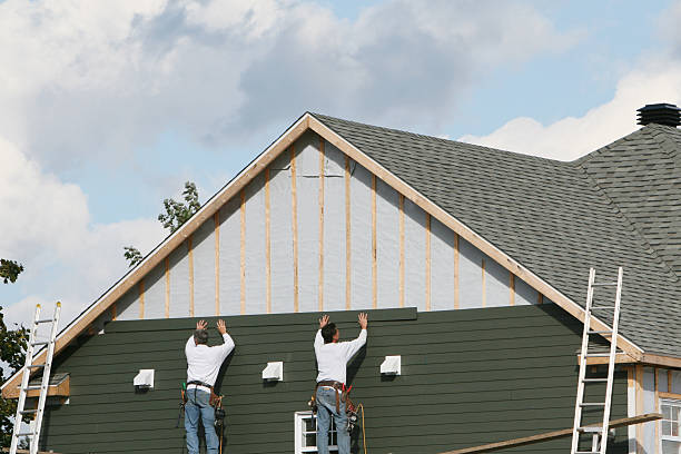 Professional Storm Damage Siding Repair technician working in Voorhees, NJ